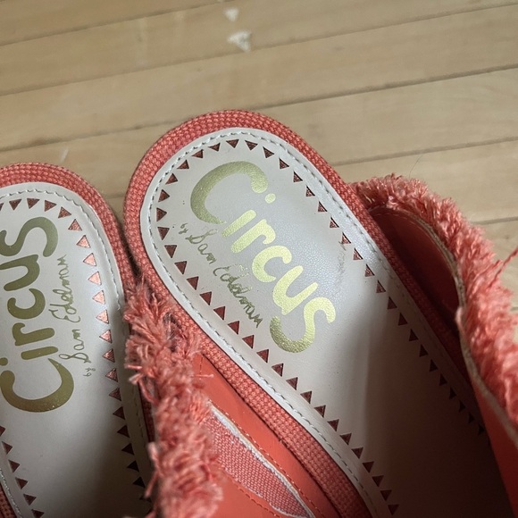 Women's Circus by Sam Edelman Coral Open-Toe Wedges - Picture 3 of 6